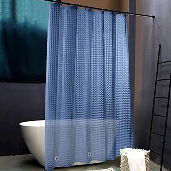EVA Shower Curtain Liner, Waterproof See-Through Bathroom Curtain with Mold & Mildew Resistant