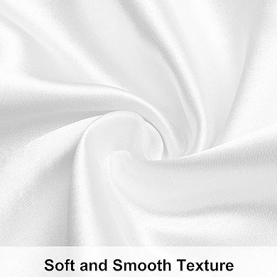 Satin Pillowcase Set of 2, Silky Smooth Cooling Pillow Cases, Soft Envelope Closure Pillow Covers