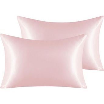 Satin Pillowcase Set of 2, Silky Smooth Cooling Pillow Cases, Soft Envelope Closure Pillow Covers