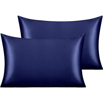 Satin Pillowcase Set of 2, Silky Smooth Cooling Pillow Cases, Soft Envelope Closure Pillow Covers