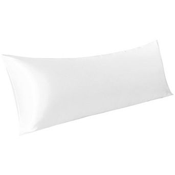 Satin Body Pillow Cover 1 Pack, Silky Cooling Long Pillowcase with Envelope Closure