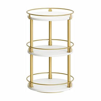 3 tier Rotating Lazy Susan Spice Rack Organizer