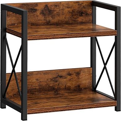 2 Tier Wood Countertop Shelf Organizer