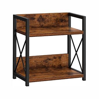 2 tier Wood Countertop Shelf Organizer