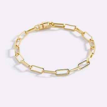 Open Link Paperclip Chain Bracelet
