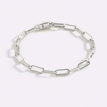 Open Link Paperclip Chain Bracelet