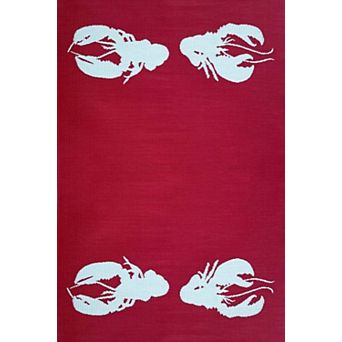 Four Lobster Rug