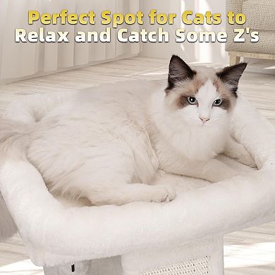 Cat Tree Tower Indoor Activity Centre Climbing Board Sisal Scratching Post Hanging Balls
