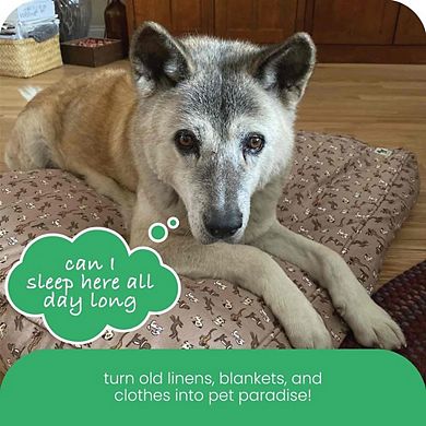 Washable Cotton Dog Bed Cover for Comfort and Easy Cleaning