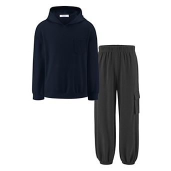Arshiner Juniors Clothing Youth Boys Hoodies And Track Pants Boys Fall Outfits Set