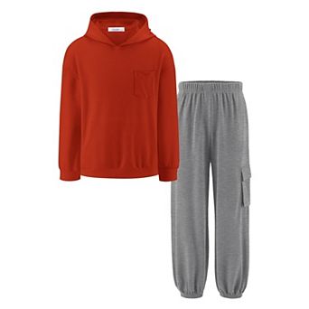 Arshiner Juniors Clothing Youth Boys Hoodies And Track Pants Boys Fall Outfits Set