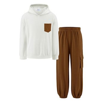 Arshiner Juniors Clothing Youth Boys Hoodies And Track Pants Boys Fall Outfits Set