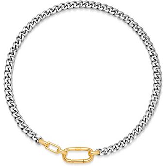 KSIZUIS Chunky Cuban Link Choker Necklace - Statement Punk Jewelry for Unisex