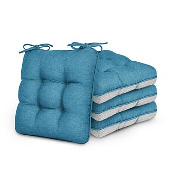 Memory Foam Chair Cushions Set Of 4 Outdoor Seat Pads Dining Kitchen Office Patio