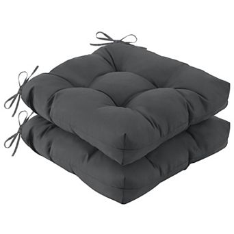Outdoor Chair Cushions Set of 2 Waterproof Fade Resistant Patio Dining Wicker Seat Pads