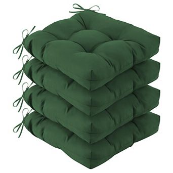 Outdoor Chair Cushions Set of 4 19x19x5 Inch Waterproof Fade Resistant Patio Dining Wicker Seat