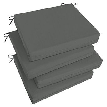 Waterproof Outdoor Chair Cushions 18.5"x16"x3" 4 Pack
