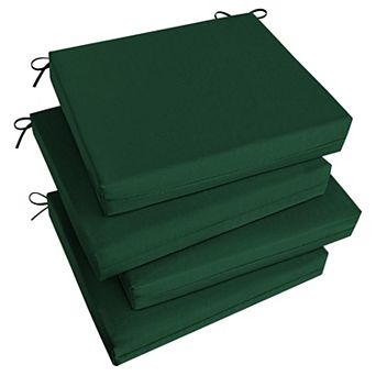Waterproof Outdoor Chair Cushions 18.5"x16"x3" 4 Pack