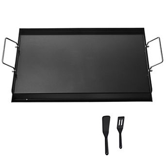 24x16 in Carbon Steel Flat Top Griddle BBQ Grill Pan Cookware