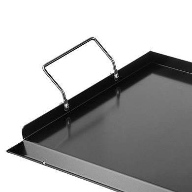 24x16 in Carbon Steel Flat Top Griddle BBQ Grill Pan Cookware