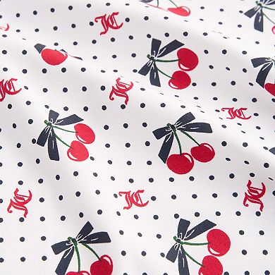 Juicy Couture Printed Microfiber Sheet Set