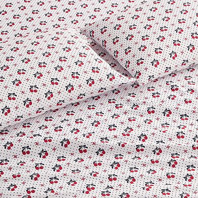 Juicy Couture Printed Microfiber Sheet Set