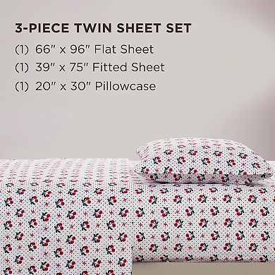 Juicy Couture Printed Microfiber Sheet Set