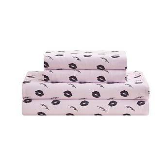 Juicy Couture Printed Microfiber Sheet Set