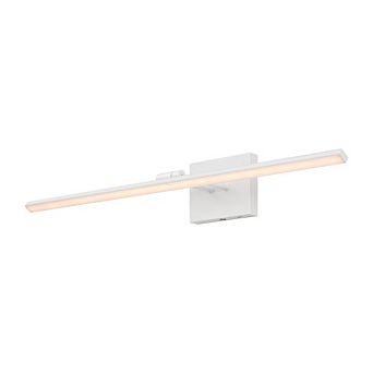 Santino 28" Minimalist Swivel Integrated Dimmable LED Rechargeable Picture Light with Touch Sensor
