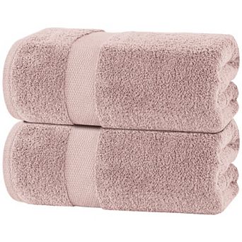 White Classic Soft Bath Sheet Towels - Cotton Luxury Bath Towels Extra Large 35x70" - 2 Pack