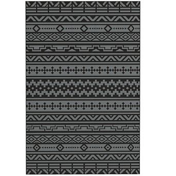 Pnronnc Reversible Outdoor Patio Rug 6x9 Waterproof Camping Carpet with Carry Bag