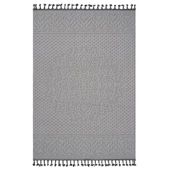 Pnronnc Medallion Indoor Outdoor Runner Rug Non-Shedding Carpet for Hallway Entryway Patio