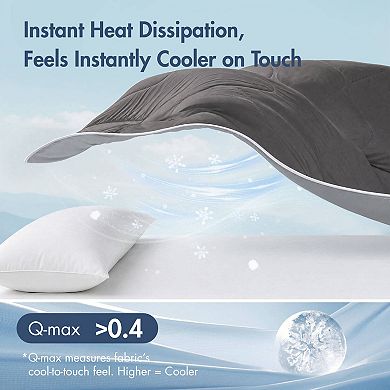 Madison Park Cooling Lightweight Down Alternative Comforter