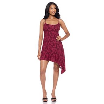 Juniors' B. Smart Spaghetti Strap Asymmetrical Dress