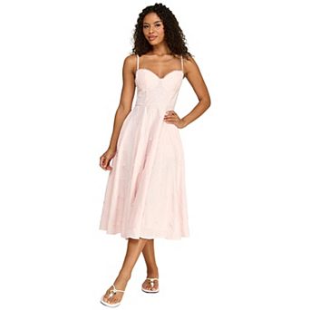 Juniors' B. Smart Spaghetti Strap Midi Dress with Pockets
