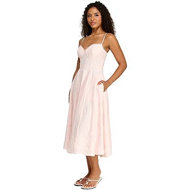 Juniors' B. Smart Spaghetti Strap Midi Dress with Pockets