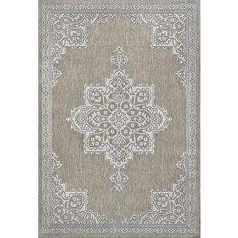Arden Vintage Casual Medallion Indoor/Outdoor Area Rug
