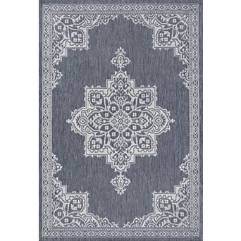 Arden Vintage Casual Medallion Indoor/Outdoor Area Rug
