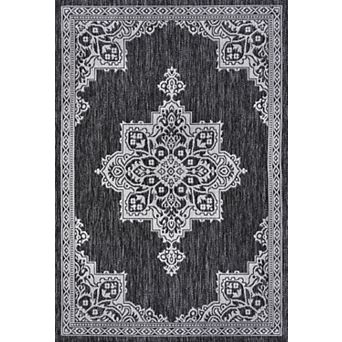 Arden Vintage Casual Medallion Indoor/Outdoor Area Rug