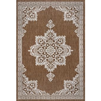 Arden Vintage Casual Medallion Indoor/Outdoor Area Rug