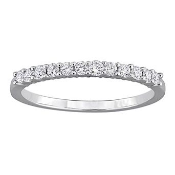 Stella Grace Sterling Silver 1/3 Carat T.W. Lab-Grown Diamond Anniversary Band