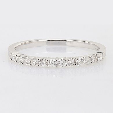 Stella Grace Sterling Silver 1/3 Carat T.W. Lab-Grown Diamond Anniversary Band
