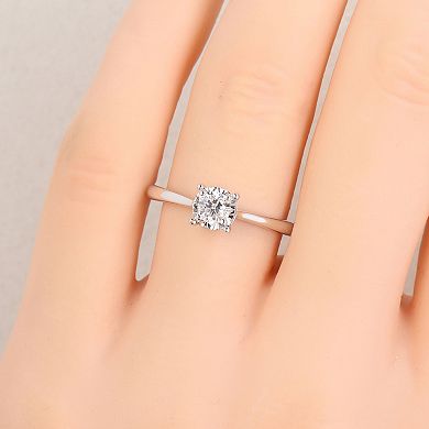 Stella Grace Sterling Silver 1/4 Carat T.W. Lab-Grown Diamond Solitaire Ring
