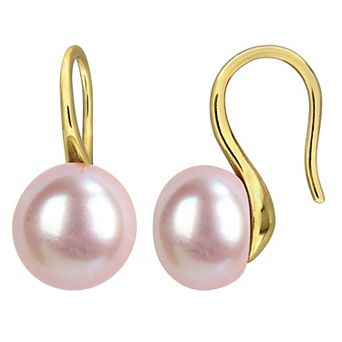 Stella Grace Freshwater Cultured Pearl Button Shepherd Hook Earrings