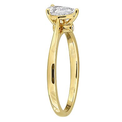 Stella Grace Sterling Silver 1/2 Carat T.W. Lab-Grown Diamond Solitaire Ring