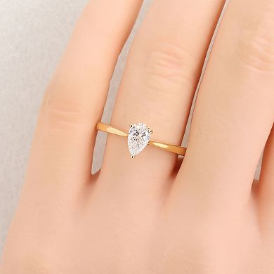 Stella Grace Sterling Silver 1/2 Carat T.W. Lab-Grown Diamond Solitaire Ring