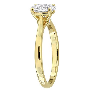 Stella Grace Sterling Silver 1 Carat T.W. Lab-Grown Diamond Solitaire Ring