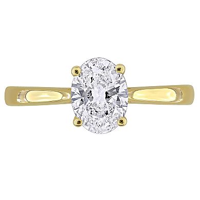 Stella Grace Sterling Silver 1 Carat T.W. Lab-Grown Diamond Solitaire Ring