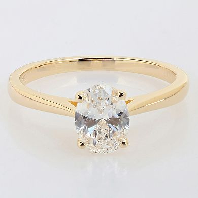 Stella Grace Sterling Silver 1 Carat T.W. Lab-Grown Diamond Solitaire Ring