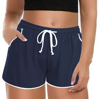 Zeagoo Women' Plus Size Swim Shorts Quick Dry Beach Boardshorts Swimwear Bottom Trunks with Pockets
